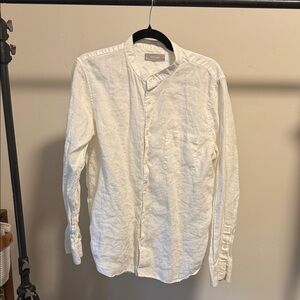 Everlane Men's Cream Button Down Shirt